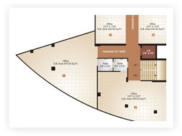 First, Second & Third Floor Plan